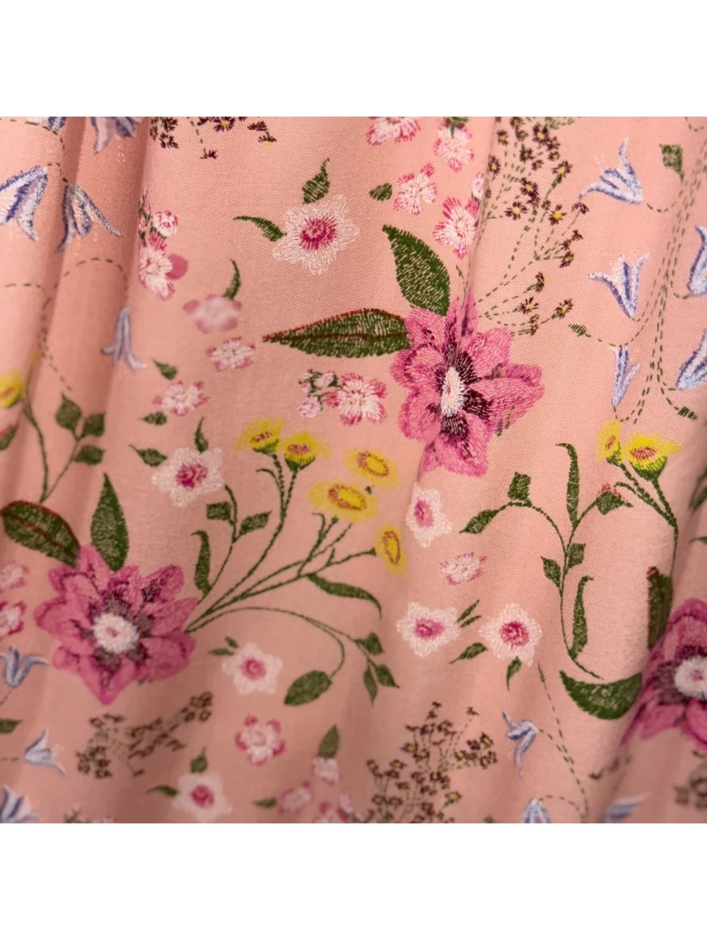 Old Navy Girls Large 10–12 Pink Floral Tiered Maxi Dress